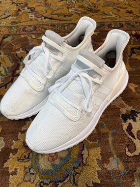adidas White Mesh Sneakers